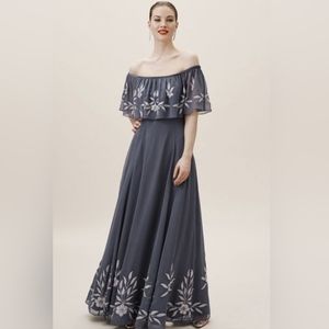 Bhldn anthropologie bridesmaid dress